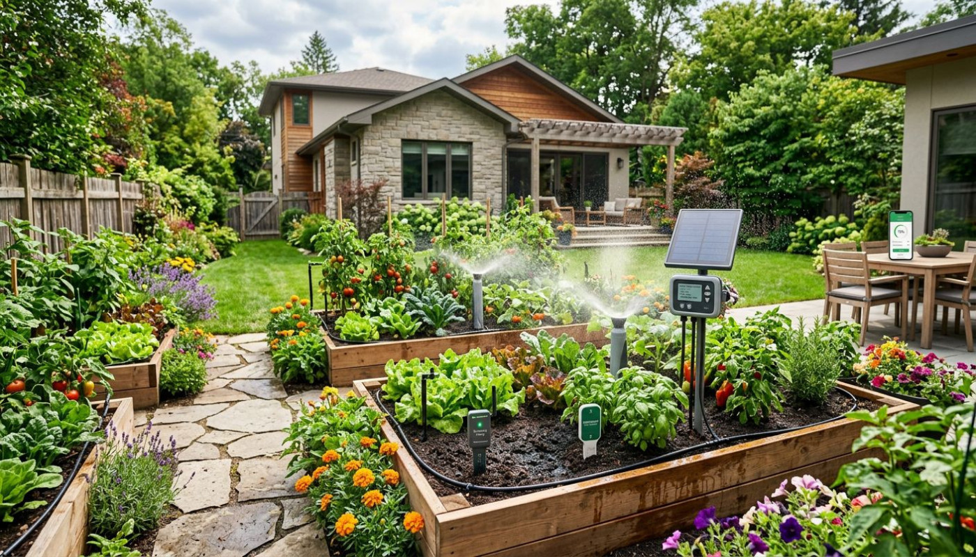 Comment intégrer des solutions domotiques pour un jardin intelligent ?