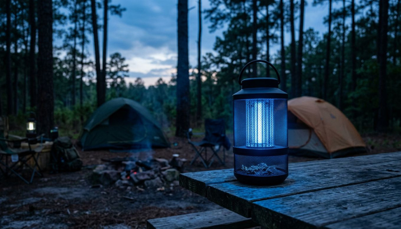 Lampe anti moustique : mythe ou vraie avancée pour les campings du sud